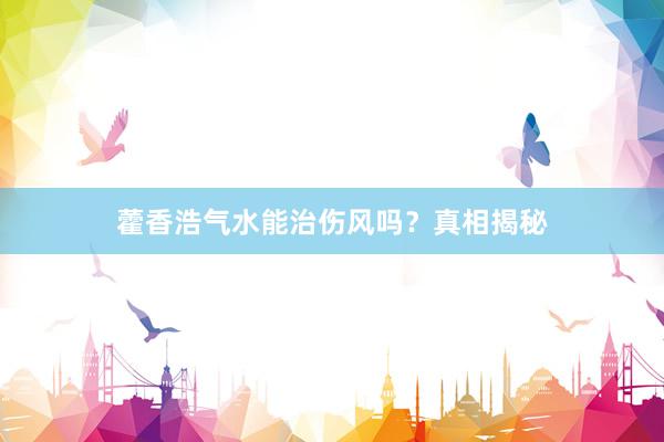 藿香浩气水能治伤风吗？真相揭秘